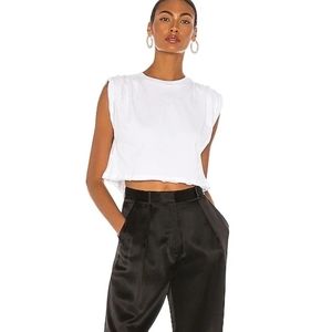 GRLFRND cuffed muscle tee